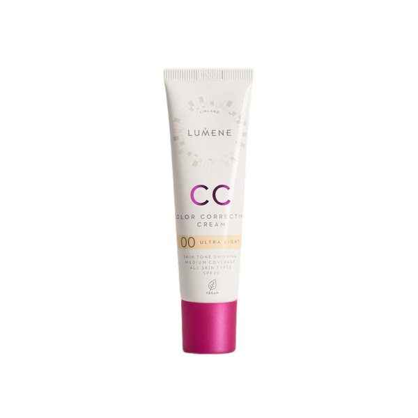 Тональний крем LUMENE CC CREAM SPF 20 - Ultra Light 0199 фото Тональний крем LUMENE CC CREAM SPF 20 - Ultra Light 0199 фото