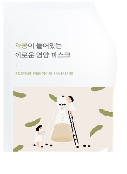 Поживна тканинна маска з екстрактом чорних соєвих бобів Round Lab Soybean Nourishing Mask Sheet 27 мл 74123 фото