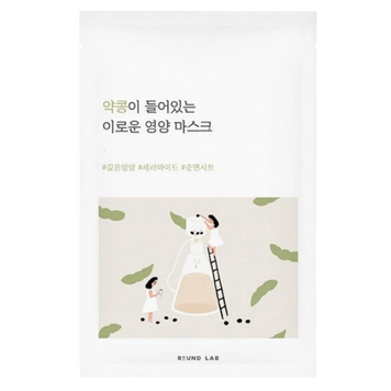 Поживна тканинна маска з екстрактом чорних соєвих бобів Round Lab Soybean Nourishing Mask Sheet 27 мл 74123 фото