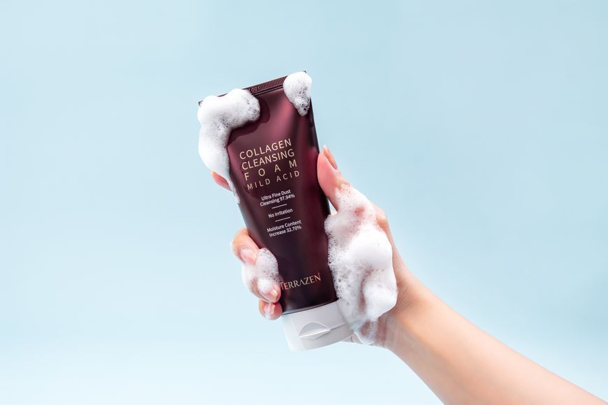 Пінка очищаюча з колагеном та зволожуючим комплексом Terrazen Collagen Cleansing Foam Mild Acid 45268 фото Пінка очищаюча з колагеном та зволожуючим комплексом Terrazen Collagen Cleansing Foam Mild Acid 45268 фото