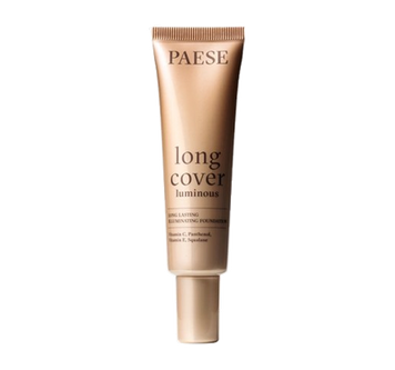 Paese Long Cover Luminous сяючий тональний крем для обличчя з атласним фінішем 01 Light Beige 30 мл 2845 фото