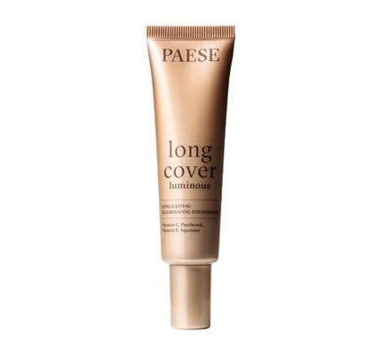 Paese Long Cover Luminous сяючий тональний крем для обличчя з атласним фінішем 01 Light Beige 30 мл 2845 фото Paese Long Cover Luminous сяючий тональний крем для обличчя з атласним фінішем 01 Light Beige 30 мл 2845 фото