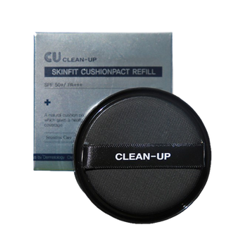 Змінний блок до інноваційного кушону (23 тон) CUskin Clean-Up Skinfit Cushionpact No.23 SPF 50+ PA+++ Refill 15 г 323111 фото