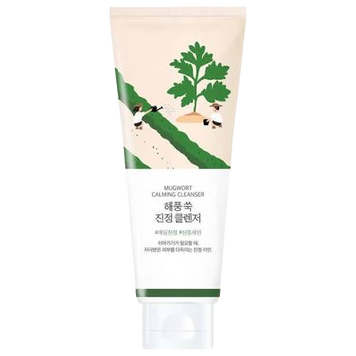 Заспокійлива очищуюча пінка з морським полином ROUND LAB Mugwort Calming Cleanser 150 ml 184551 фото
