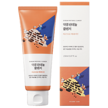 Пінка для умивання з екстрактом соєвих бобів та пантенолом ROUND LAB Soybean Panthenol Cleanser, 150 ml 4586216 фото