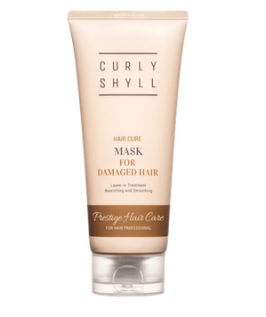 Незмивна відновлююча термозахисна маска для пошкодженого волосся Curly Shyll Hair Cure Mask 100 мл 1202 фото