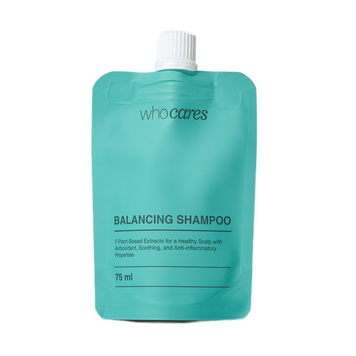 Тревел-пак шампуню безсульфатного WhoCares Balancing Shampoo, 75 мл 20135 фото