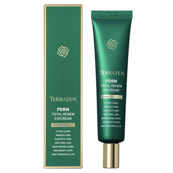 Відновлюючий крем для зони навколо очей з полінуклеотидами, Terrazen PDRN Total Renew Eye Cream, 35 мл 47874 фото