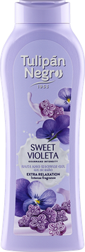 Гель для душу "Солодка фіалка" Tulipan Negro Shower Gel, 650 мл 51451 фото
