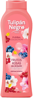 Парфумований гель для душу "Рожеві фрукти" Tulipan Negro Floral Collection Bath And Shower Gel, 650 мл 83838 фото