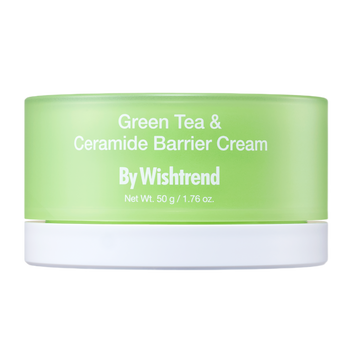 Відновлювальний крем із зеленим чаєм та церамідами By Wishtrend Green Tea & Ceramide Barrier Cream, 50 мл 8516 фото