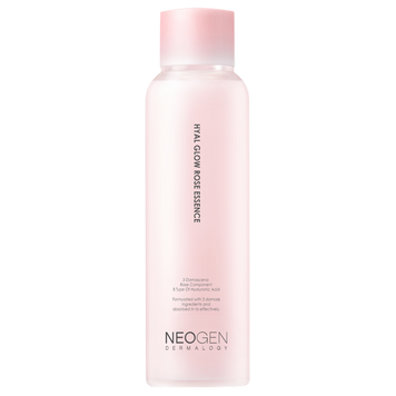 Зволожувальна есенція з гідролатом дамської троянди Neogen Dermalogy Hyal Glow Rose Essence, 160 мл 85612 фото